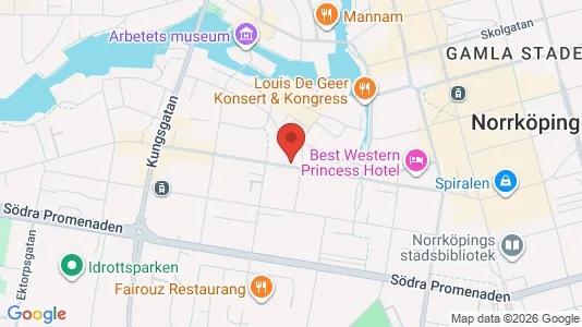 Apartments for rent i Norrköping - kort over placeringen