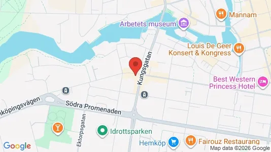 Apartments for rent i Norrköping - kort over placeringen