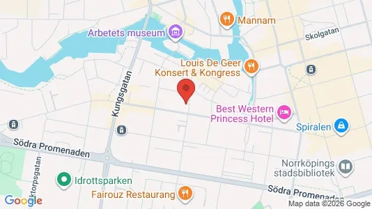 Apartments for rent i Norrköping - kort over placeringen