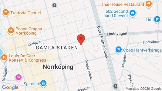 Apartments for rent i Norrköping - kort over placeringen