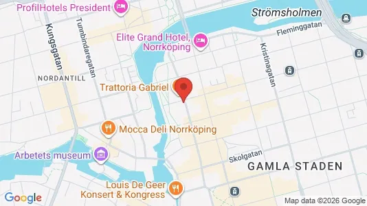 Apartments for rent i Norrköping - kort over placeringen