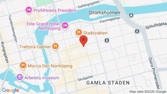 Apartments for rent i Norrköping - kort over placeringen
