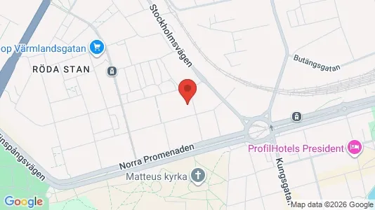 Apartments for rent i Norrköping - kort over placeringen