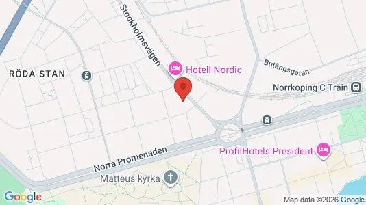 Apartments for rent i Norrköping - kort over placeringen