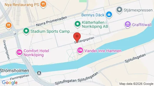 Apartments for rent i Norrköping - kort over placeringen