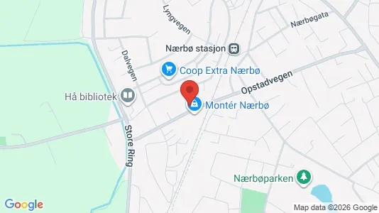 Apartments for rent i Hå - kort over placeringen