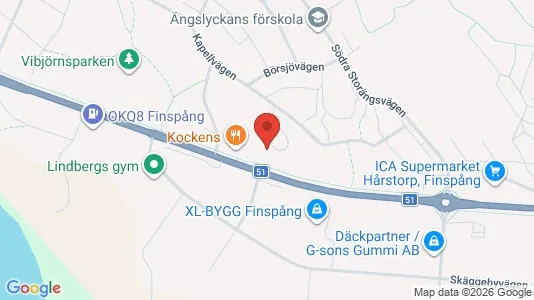 Apartments for rent i Finspång - kort over placeringen