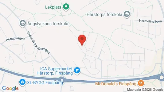 Apartments for rent i Finspång - kort over placeringen