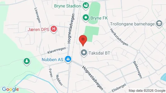 Apartments for rent i Time - kort over placeringen