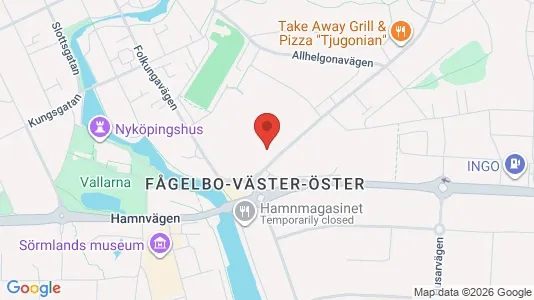 Apartments for rent i Nyköping - kort over placeringen