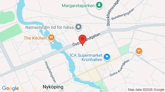 Apartments for rent i Nyköping - kort over placeringen