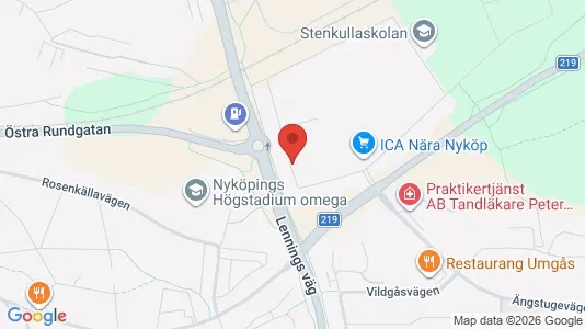 Apartments for rent i Nyköping - kort over placeringen