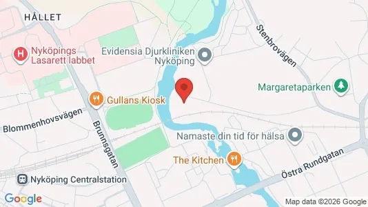 Apartments for rent i Nyköping - kort over placeringen
