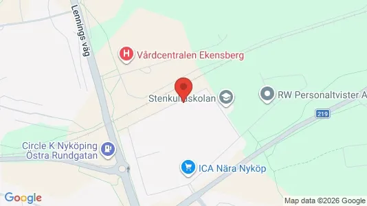 Apartments for rent i Nyköping - kort over placeringen