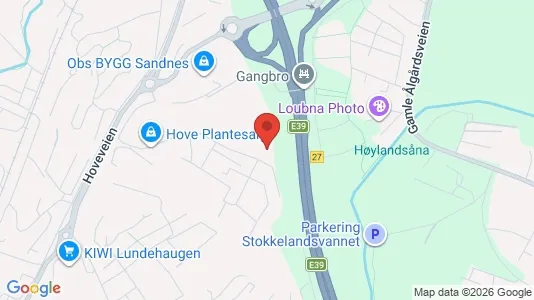 Apartments for rent i Sandnes - kort over placeringen