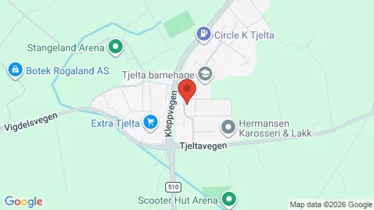 Rooms for rent i Sola - kort over placeringen