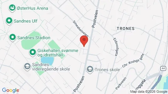 Apartments for rent i Sandnes - kort over placeringen
