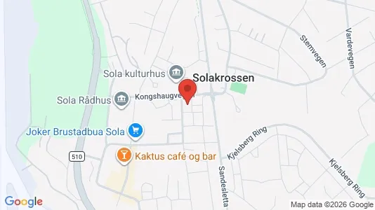 Apartments for rent i Sola - kort over placeringen