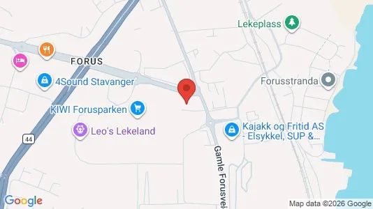 Rooms for rent i Stavanger - kort over placeringen