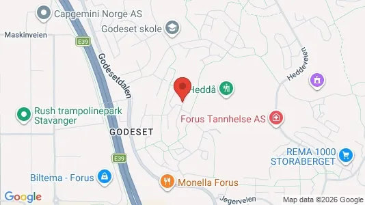 Apartments for rent i Stavanger - kort over placeringen