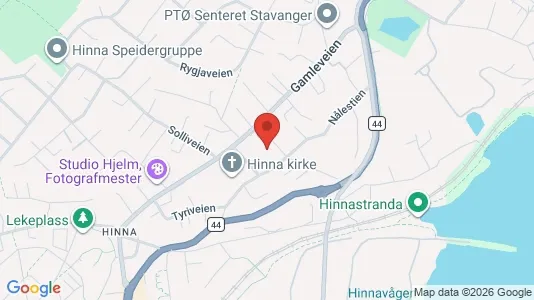 Rooms for rent i Stavanger - kort over placeringen