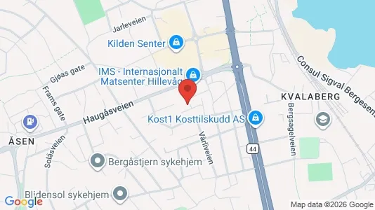 Rooms for rent i Stavanger - kort over placeringen