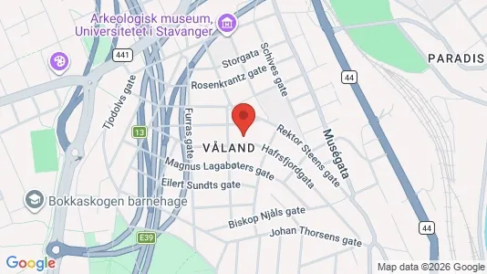 Apartments for rent i Stavanger - kort over placeringen