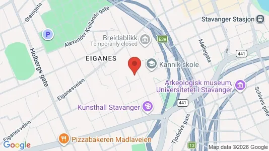 Apartments for rent i Stavanger - kort over placeringen