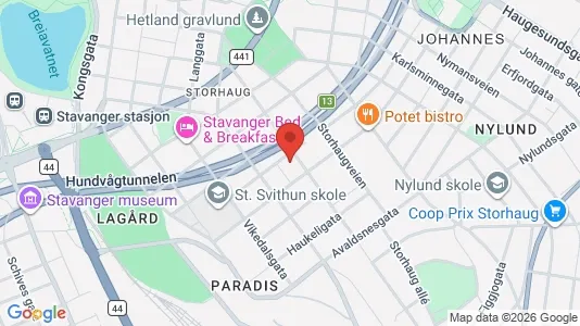 Apartments for rent i Stavanger - kort over placeringen