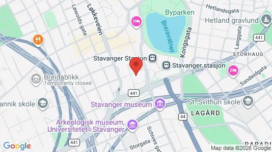 Apartments for rent i Stavanger - kort over placeringen