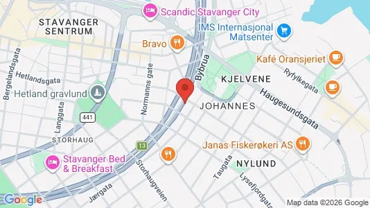 Apartments for rent i Stavanger - kort over placeringen