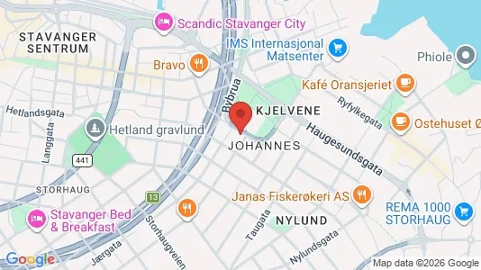Apartments for rent i Stavanger - kort over placeringen
