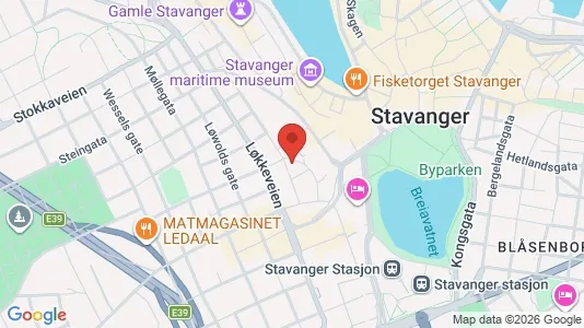 Apartments for rent i Stavanger - kort over placeringen