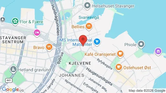 Apartments for rent i Stavanger - kort over placeringen