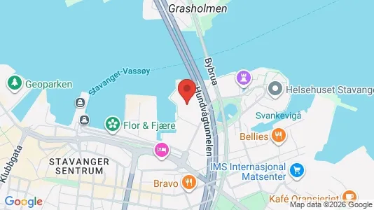 Apartments for rent i Stavanger - kort over placeringen