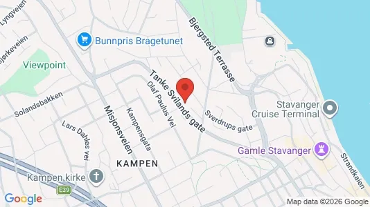 Apartments for rent i Stavanger - kort over placeringen