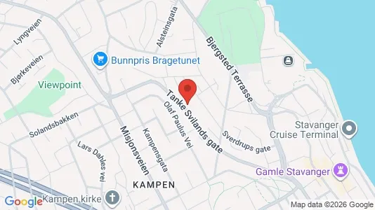 Apartments for rent i Stavanger - kort over placeringen