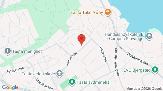 Apartments for rent i Stavanger - kort over placeringen