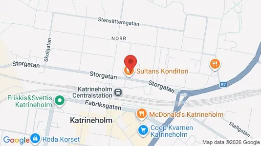 Apartments for rent i Katrineholm - kort over placeringen
