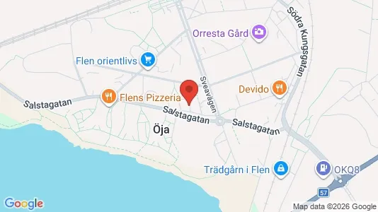 Apartments for rent i Flen - kort over placeringen