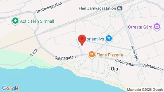 Apartments for rent i Flen - kort over placeringen