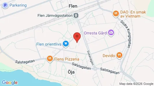 Apartments for rent i Flen - kort over placeringen