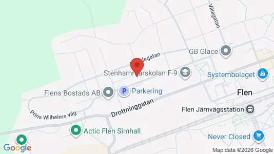 Apartments for rent i Flen - kort over placeringen
