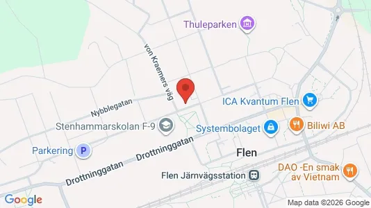 Apartments for rent i Flen - kort over placeringen
