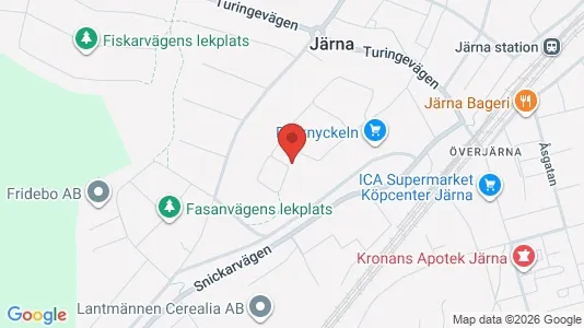 Apartments for rent i Södertälje - kort over placeringen