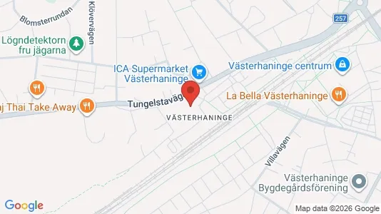 Apartments for rent i Haninge - kort over placeringen