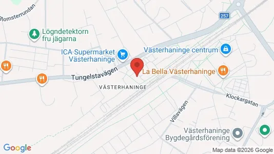 Apartments for rent i Haninge - kort over placeringen