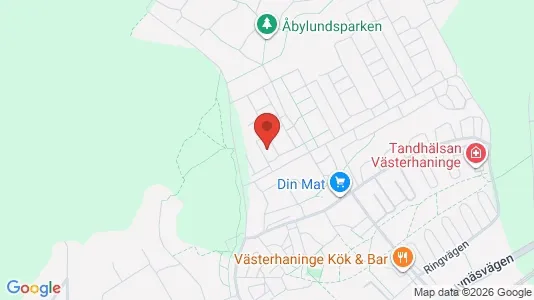 Apartments for rent i Haninge - kort over placeringen