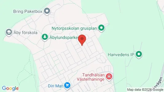Apartments for rent i Haninge - kort over placeringen