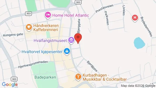 Rooms for rent i Sandefjord - kort over placeringen